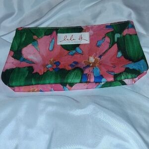 Clinique x Lulu DK Pink Floral Cosmetic Pouch